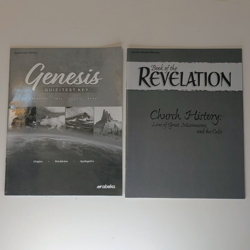 Abeka 12th Grade Curriculum Teacher Keys Lot Mathematics Bible Economics Grammar - Imagen 6 de 8