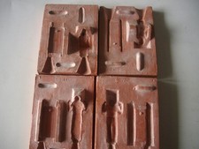 soldat de plomb pour realisation 2 moules  lugeur et luge realation  ch. lannoy