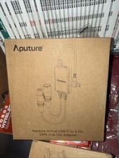 Aputure Active USB-C to 5-Pin DMX in  Out Adapter for Aputure MT Pro MC Pro