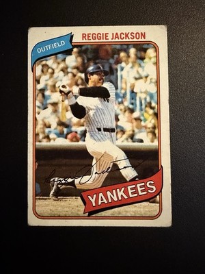 1980 Topps - Reggie Jackson #600
