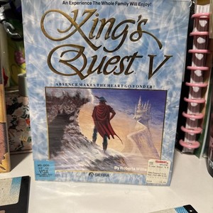 King's Quest V Jeu PC – 1993, Disque Propre, Comme Neuf, Aventure