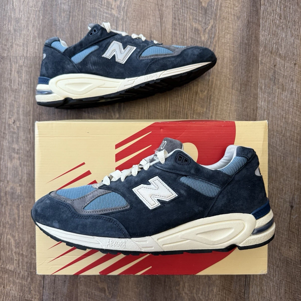 New Balance 990v2 Made in USA Navy for sale | eBay