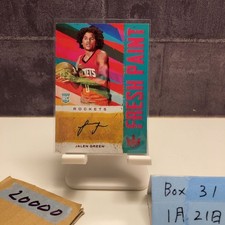 Jalen Green 2021-22 Panini Court Kings Auto 85/99 Rockets Rookie Card