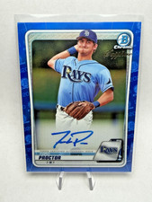 FORD PROCTOR 2020 TOPPS BOWMAN CHROME SAPPHIRE ROOKIE RC AUTOGRAPH AUTO #BSPA-FP
