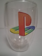 Playstation PS1 90s Retro TRANSPARENT Vinyl Sticker Logo Decal 2.5"x2.25"