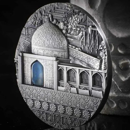2022 $2 Imperial Art Persia 2oz Silver Coin .999 Fine High Relief