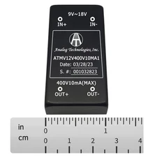 ATMV12V400V10MA1 4W Isolated DC-DC Power Module 12V Input 400V 10mA Output