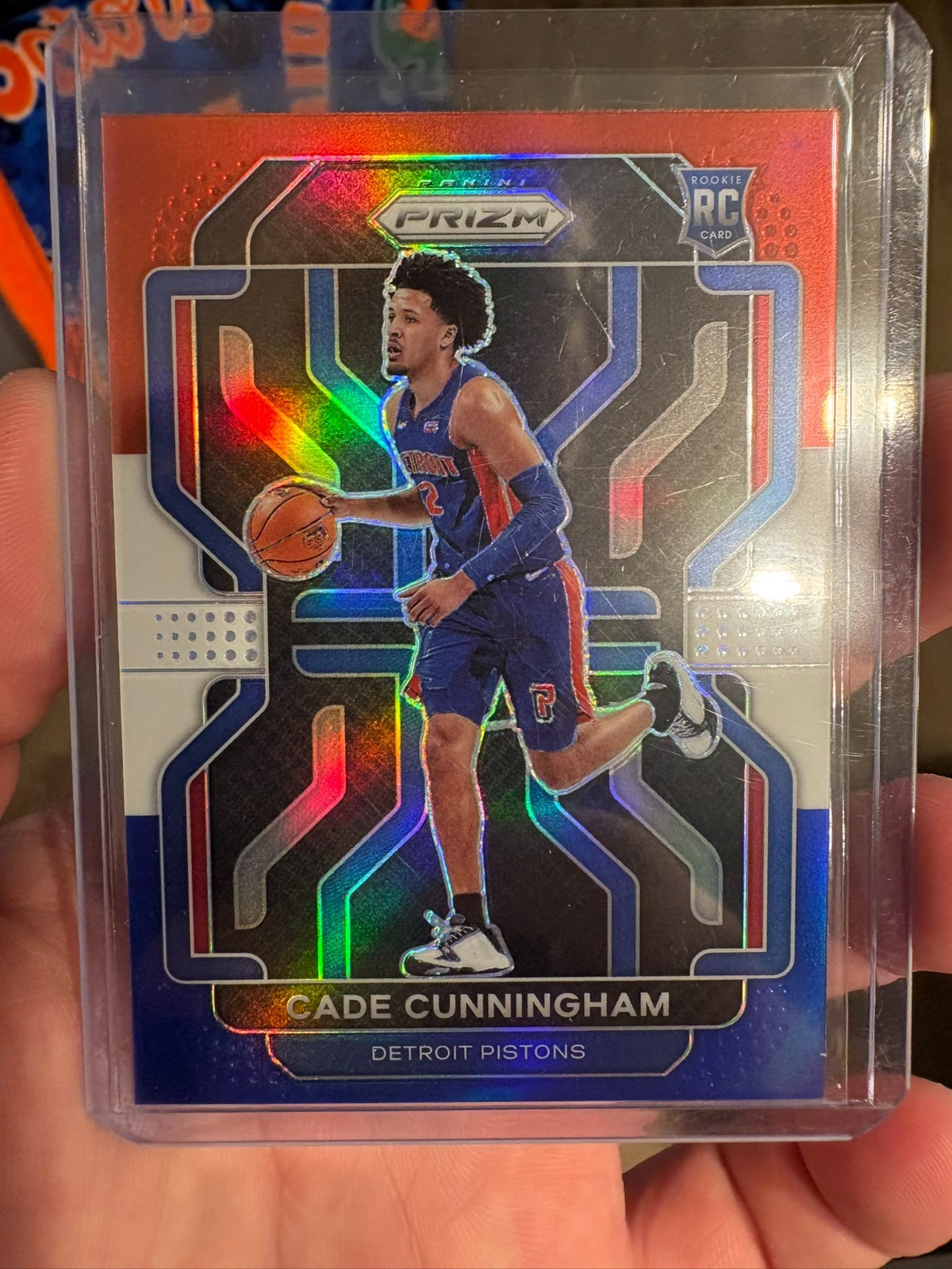 2021-22 Panini Prizm - Cade Cunningham #282 Red White & Blue Prizm (RC)