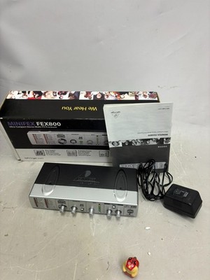 Behringer FEX800 MiniFEX Ultra-Compact Stereo Multi-FX Processor with Box