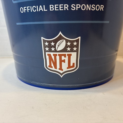 Bud Light Bier & NFL Kunststoff Eiskübel Lg 200oz mit Griffen Lizenziert Brandneu - Bild 5 von 23