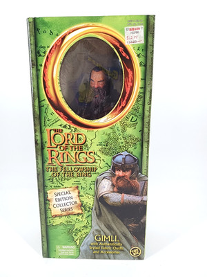 ToyBiz Lord of the Rings Gimli 8.5'' 1:6 Scale Figure Special Ed Collector 2002