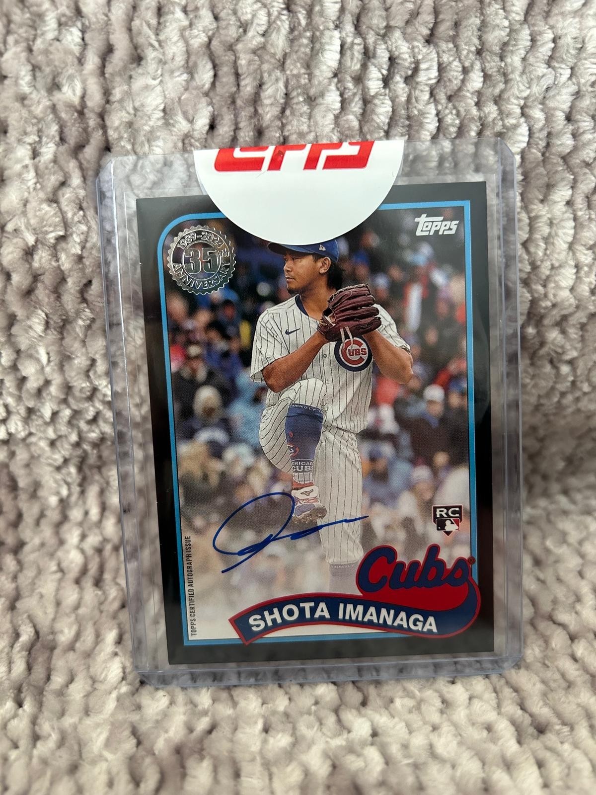 2024 Topps Update  1989 Topps Auto Shota Imanaga #89AU-SI Black /199 (AU, RC)
