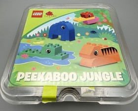 Retired 2013 LEGO Duplo Read & Build PEEKABOO JUNGLE with Book Set 10560