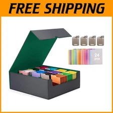 Oversized Trading Card Box for 3000+ Cards - Dustproof with Supporters