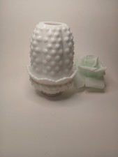 fenton fairy lamp Hobnail With Beautiful Details And Color