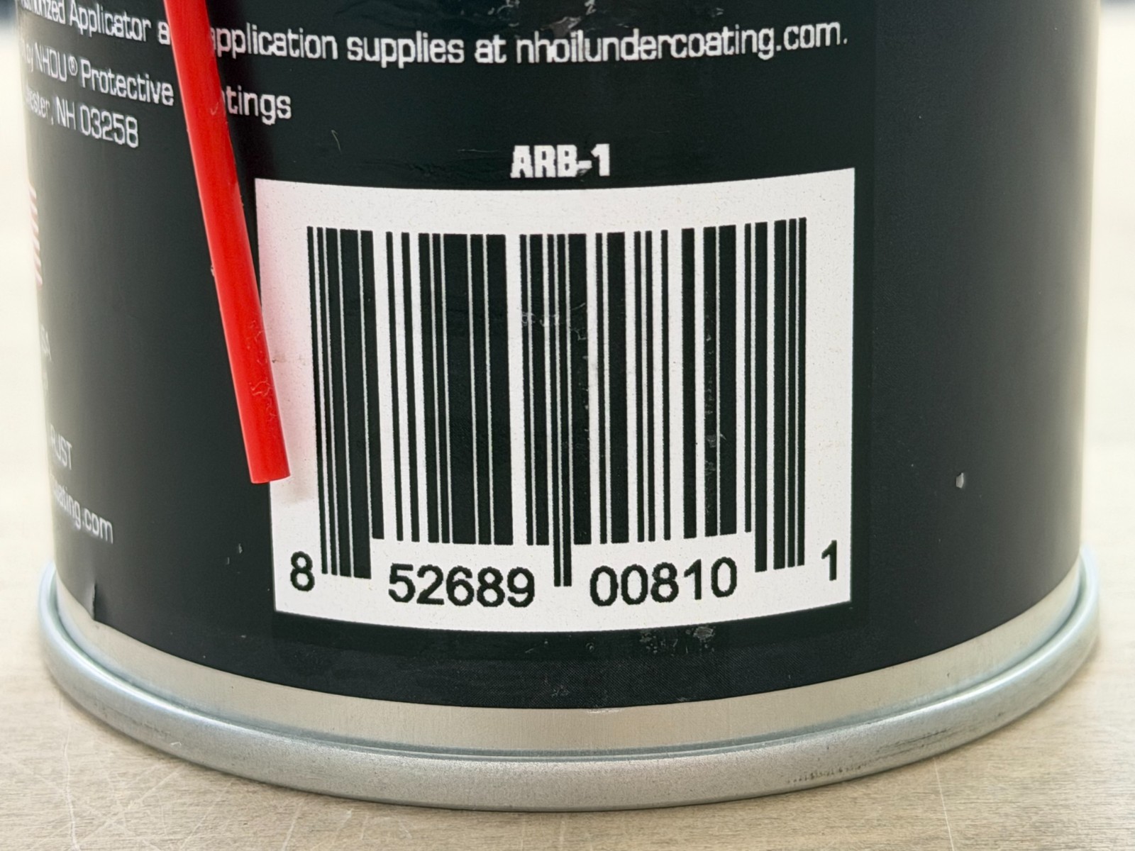 NHOU Black Undercoating Spray ~ With Mouse Out ~ 12oz. ARB-1