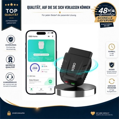 OBD2 Diagnosegerät Bluetooth 5.4 Adapter RICOKEY V011 iOS Android Windows