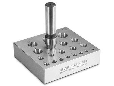 Runde Lünette Formblock 20 Löcher 17° Kegel 5-20mm EDM gehärteter Stahl + Locher