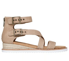 Skechers BOBS Desert Kiss - Sun Dipped 114124 Womens Sandal Tan New In Box