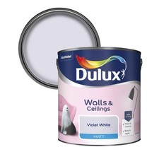 Dulux Matt Smooth  Creamy Emulsion Walls  Ceilings Paint 2.5L Colours