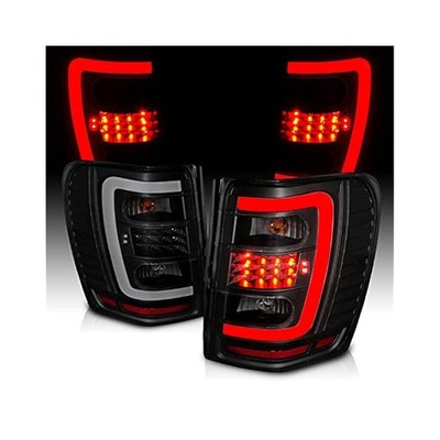 AmeriLite for 1999-2004 Jeep Grand Cherokee C-Type LED Tube Tail Lights Set