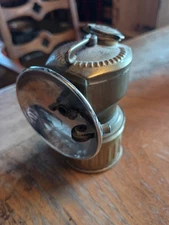 JUSTRITE Streamlined Vintage Carbide Miner's Cap Lamp - Made In U.S.A.