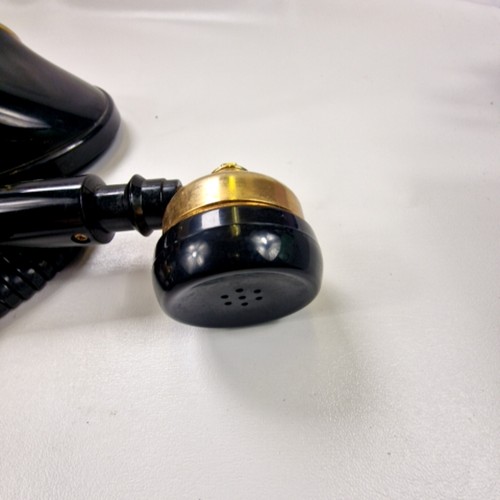 Vintage Mybelle Cherie 385 Rotary Dial Black Gold Telephone Classic Decor - Photo 11/11
