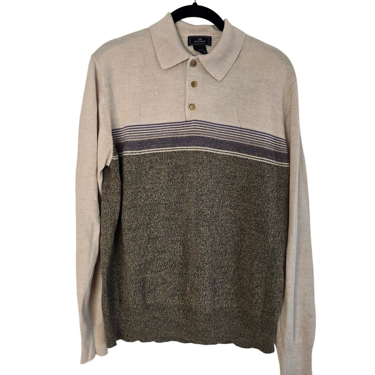 Long Sleeve Polo, Rugby 1990s Vintage Casual Shirts for Men for 