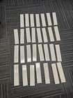 Rookwood off white tile lot 30 pieces 8 x 1 3/4