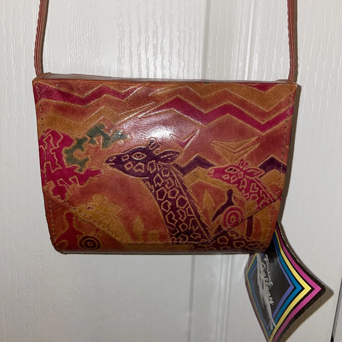 The Print Gallery Ladies genuine leather handbag made in India NWT