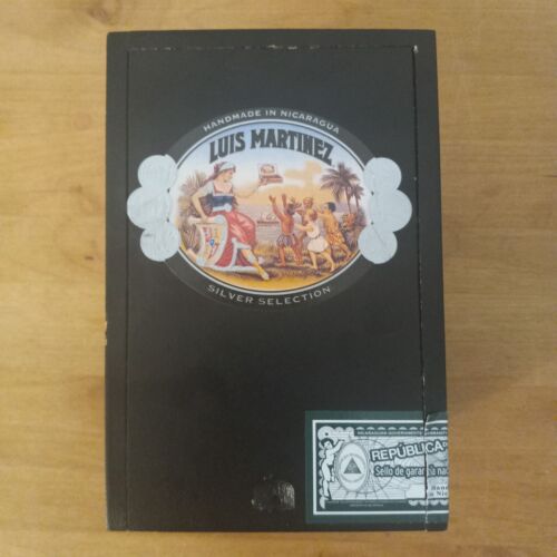Wooden Cigar Box Made For Luis Martinez Silver Collection 25 Aspen Toro Cigars