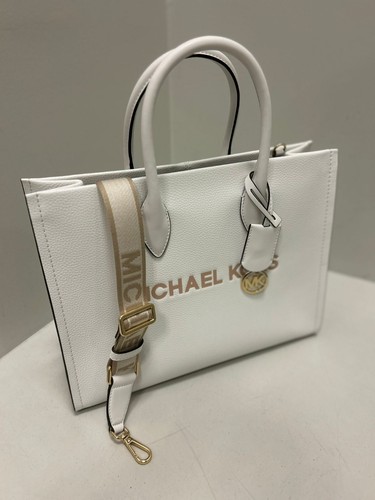 Michael Kors Mirella Medium East West Crossbody Tote Leather Bag Handbag Purse - Picture 21 of 33
