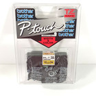 Brother TZ-651  24mm 1" inch black on yellow TZ tape 