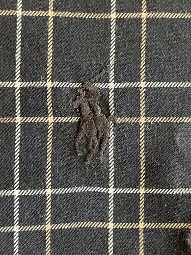 Camisa con botones Ralph Lauren Blake LS para hombre talla 2XL negra ventana pony negro - Imagen 4 de 15