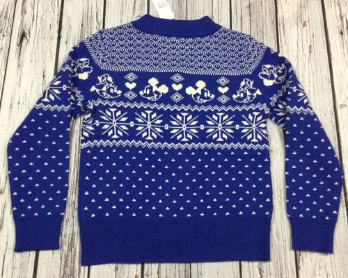 Gap Girls Large (10-11) Blue Mickey & Minnie Mouse Zip-Up Sweater Jacket. Nwt - Picture 3 of 3