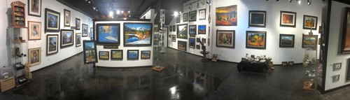 Tom GILLEON " Tre Buhos " Limited Edition Canvas art 26" x 42" Art Sunset - Picture 7 of 9