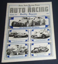 1976 Area Auto Racing News Auto Racing Monthly Magazine September Issue
