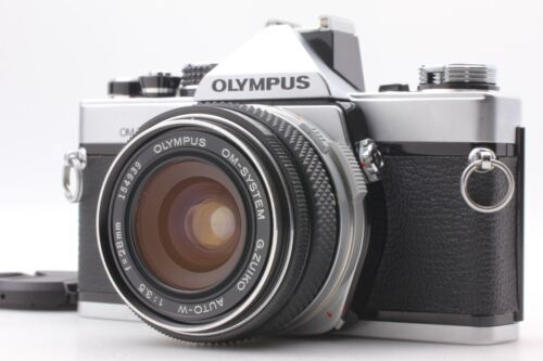 Meter Works **NEAR MINT-** Olympus OM-2 Silver + G.Zuiko Auto-W 28mm f/3.5 Japan