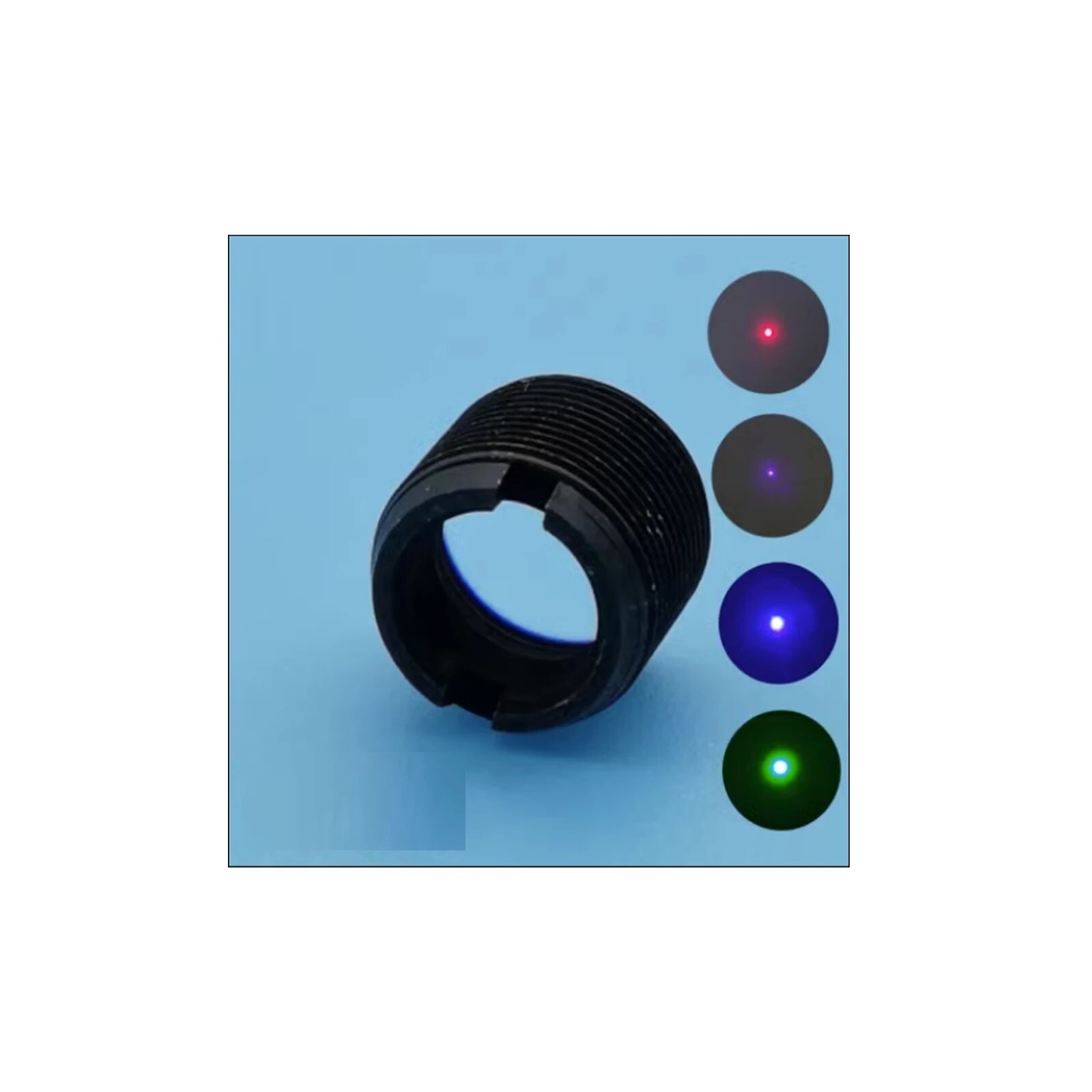 10pcs Red/Green/Blue Glass Coated Laser Module Collimating Lens M9 P0.5 T400-700