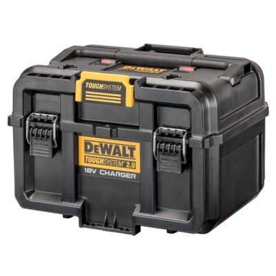 DeWalt Toughsystem 2.0 Ladegerät Box strapazierfähig robust Werkzeug Aufbewahrungskoffer NEU UK