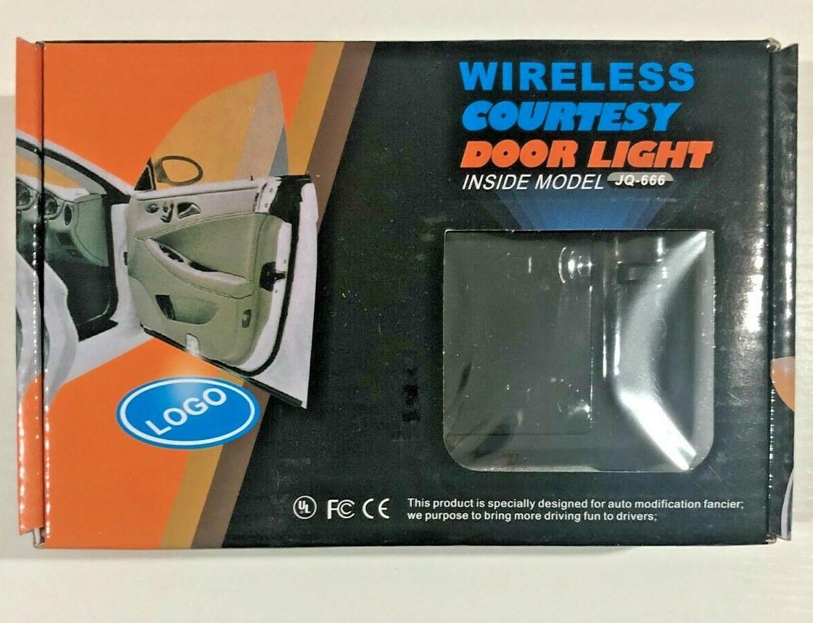Wireless Courtesy Door Light INSIDE MODEL JQ666 Set of 2 King Ranch