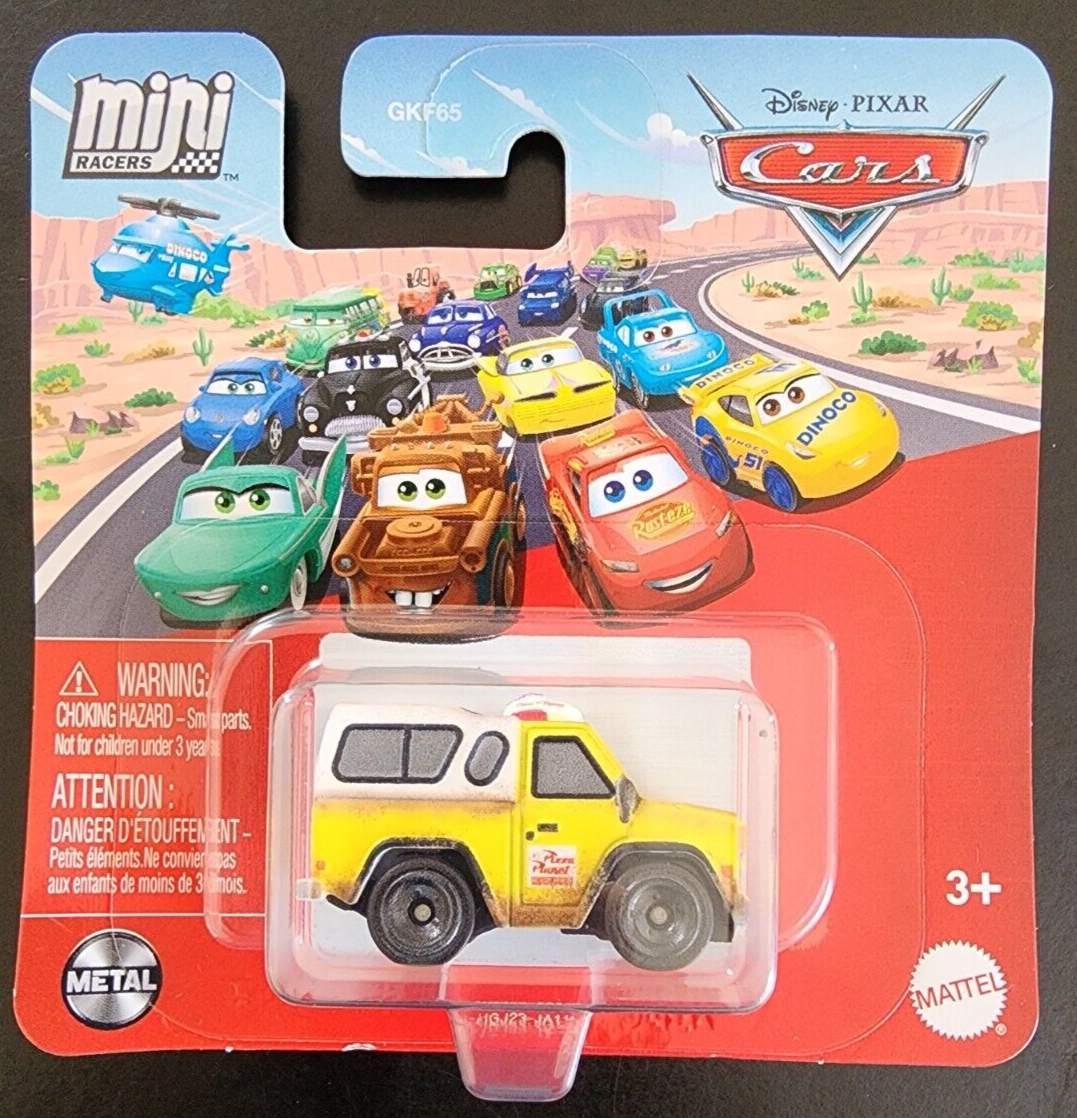Disney Cars Mini Racers Todd Pizza Planet Truck Diecast New Carded