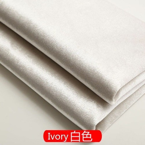 1M samt Stoff Polster Polster Vorhang Tischtuch Sofa Handwerk-Material Elfenbein - Bild 2 von 23