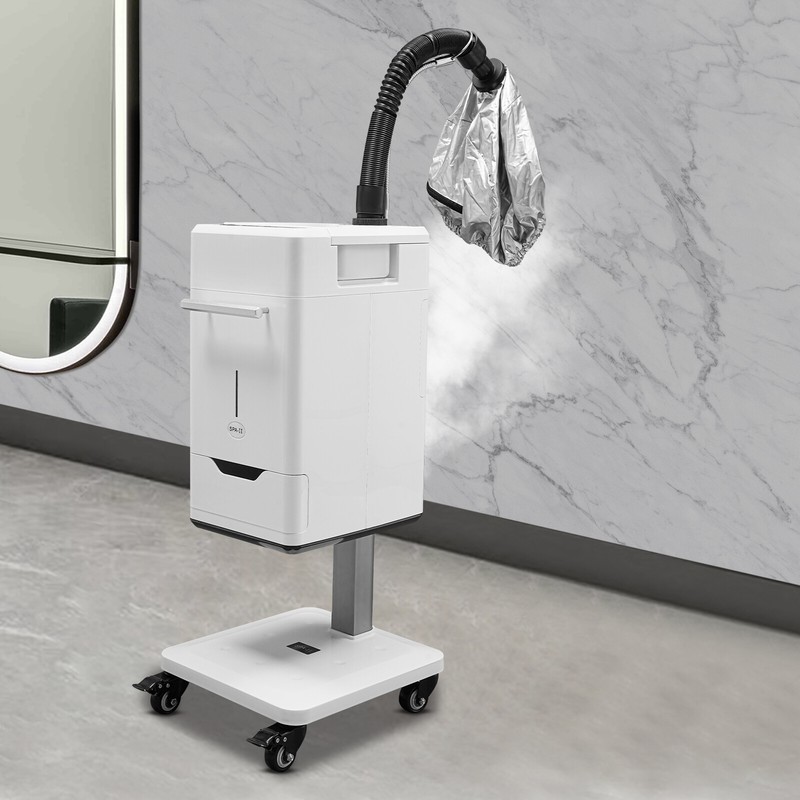 1400ML Vertical Nano Hair Steamer Versatile Anion Hair Color Processor Salon Spa