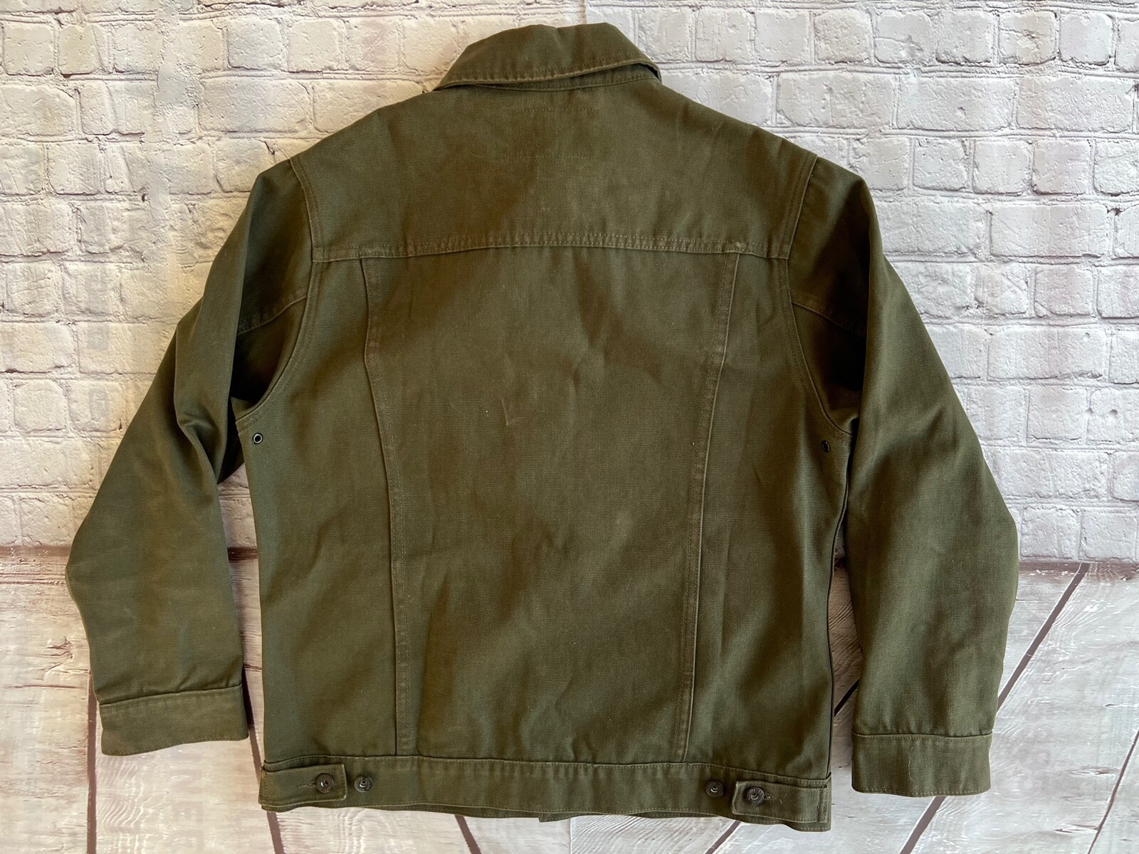 Vintage Mens FILSON Green Short Canvas 