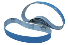 #80 Grit 1-1/2" x 30" Zirconia Alumina Sanding Belt 40A BLUEROCK & Metabo Pipe