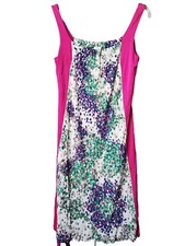 Missoni Made in Italy Pink Printed Sleeveless Viscose Dress w/Attached Sash US 6