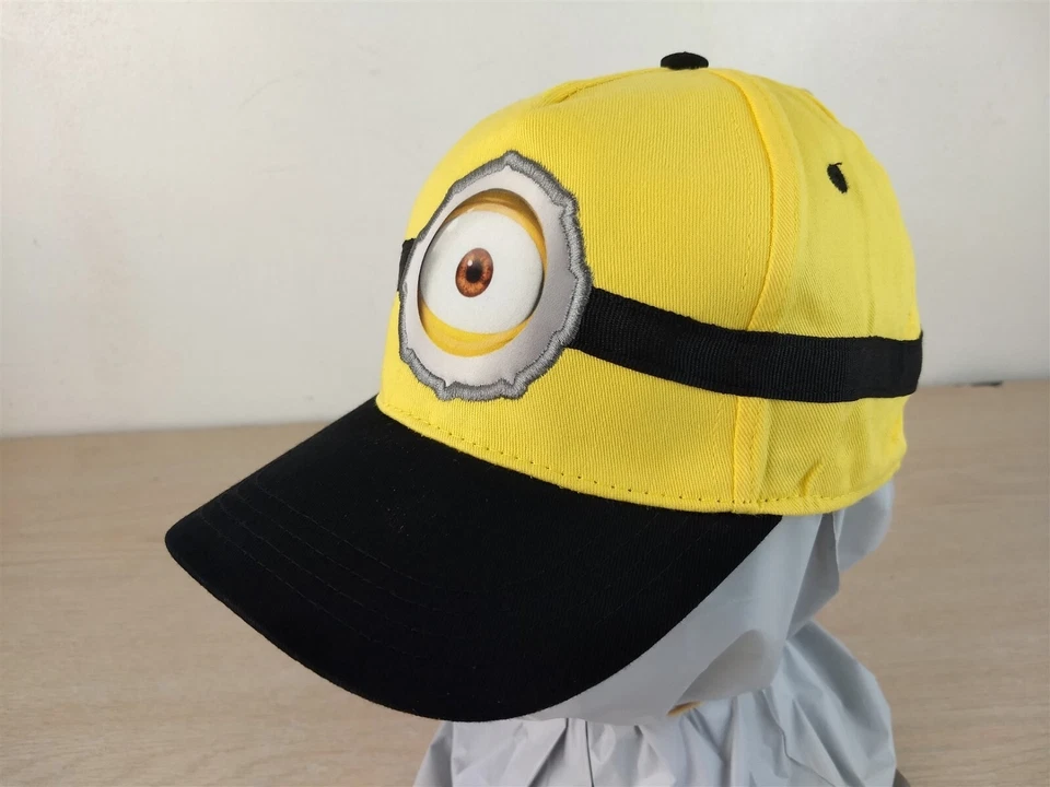 DESPICABLE ME MINIONS ONE EYE AJUSTABLE JUVENIL GORRA/GORRA DE BÉISBOL SNAPBACK, AMARILLA Foto 3 de 4