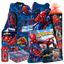 Spiderman 11 Teile Set SCHULRANZEN Ranzen Federmappe Tornister Schultüte 85 cm
