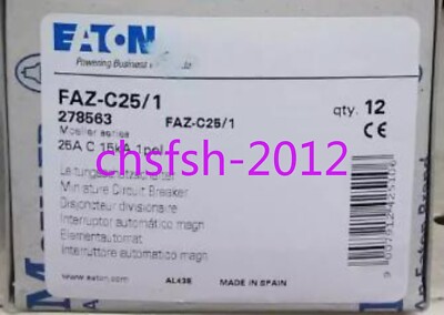 1 PCS NEW Original EATON MOELLER micro break FAZ-C25/1 25A1P 